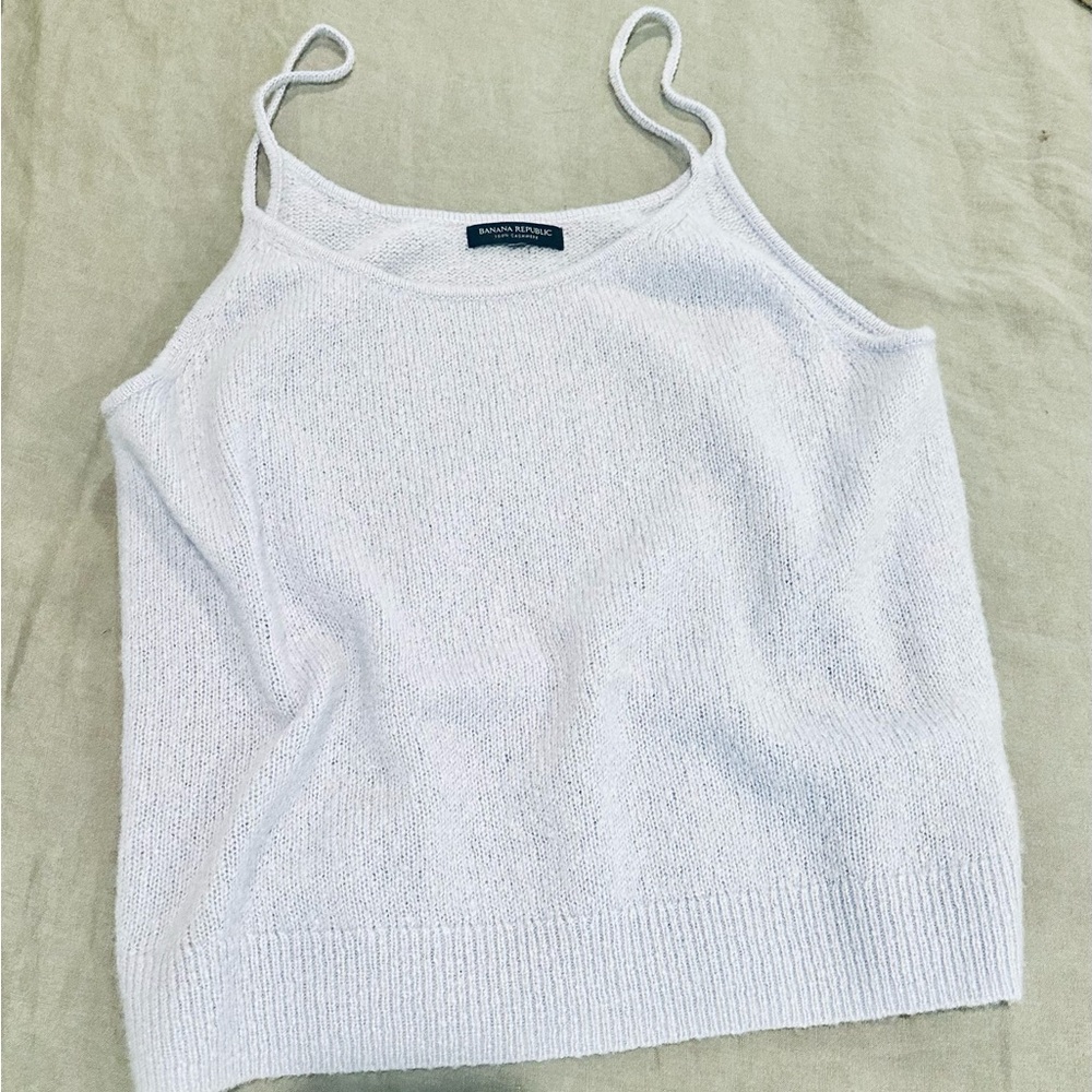 Cashmere tank sweater